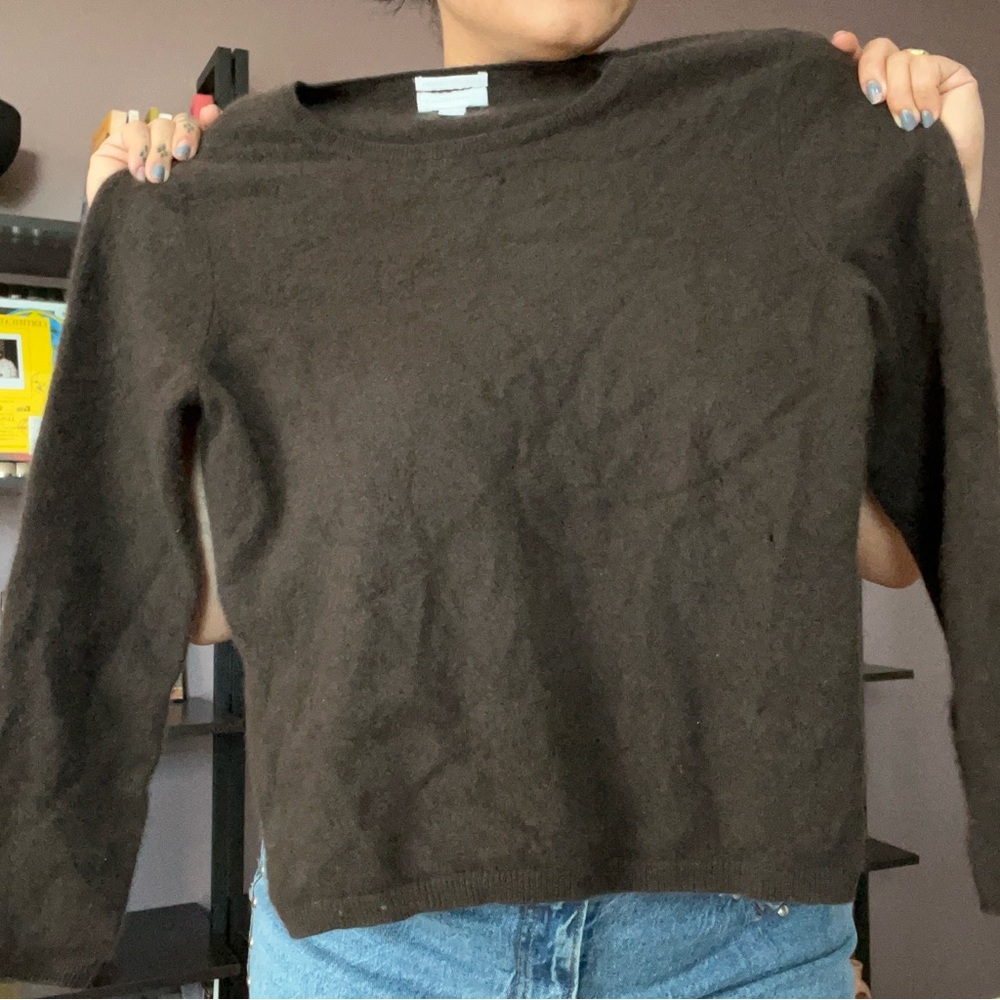 Women's Cashmere Charter Club Brown Sweater